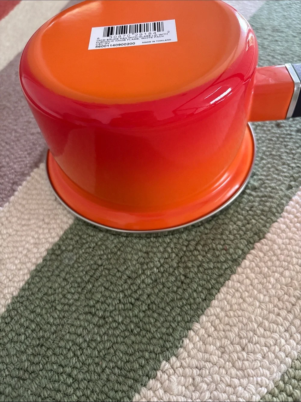 Le Creuset Flame Saucepan with Glass Lid - New in Box